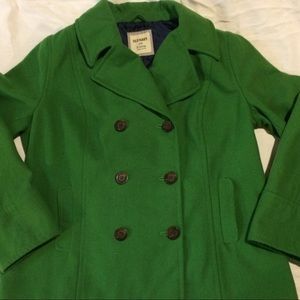 Old Navy XLG Girls/Sm Woman Wool Blend Pea Coat